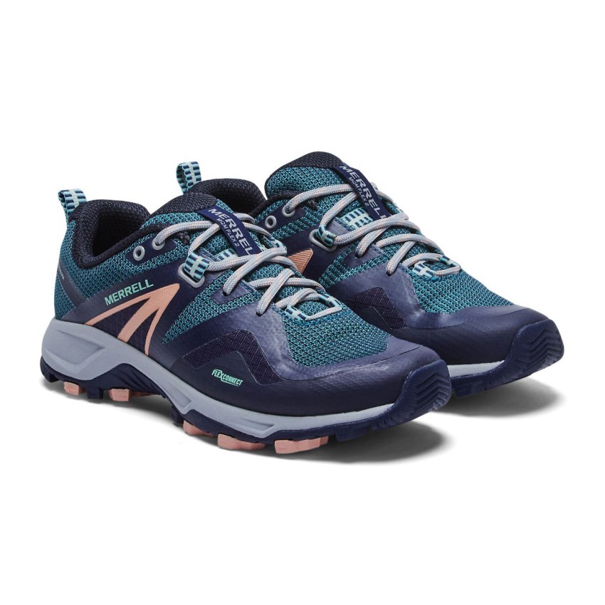 Chaussures Randonnée Merrell MQM Flex 2 GORE-TEX Turquoise/Bleu Marine Femme | C.R.CNJD